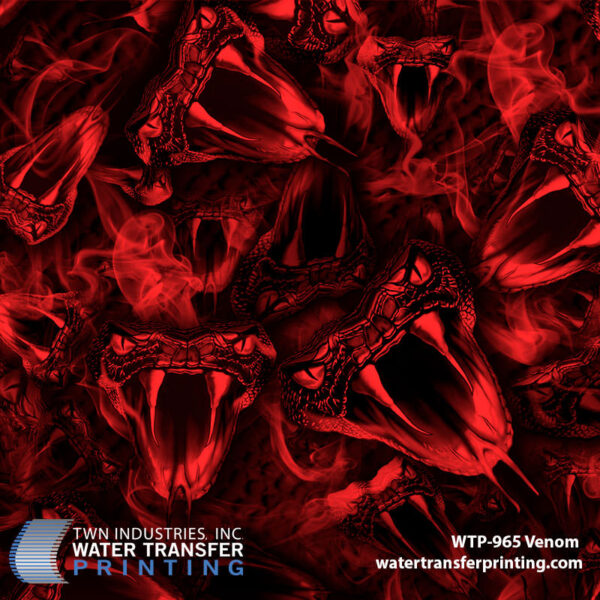 WTP-965 Venom Red hydrographic film