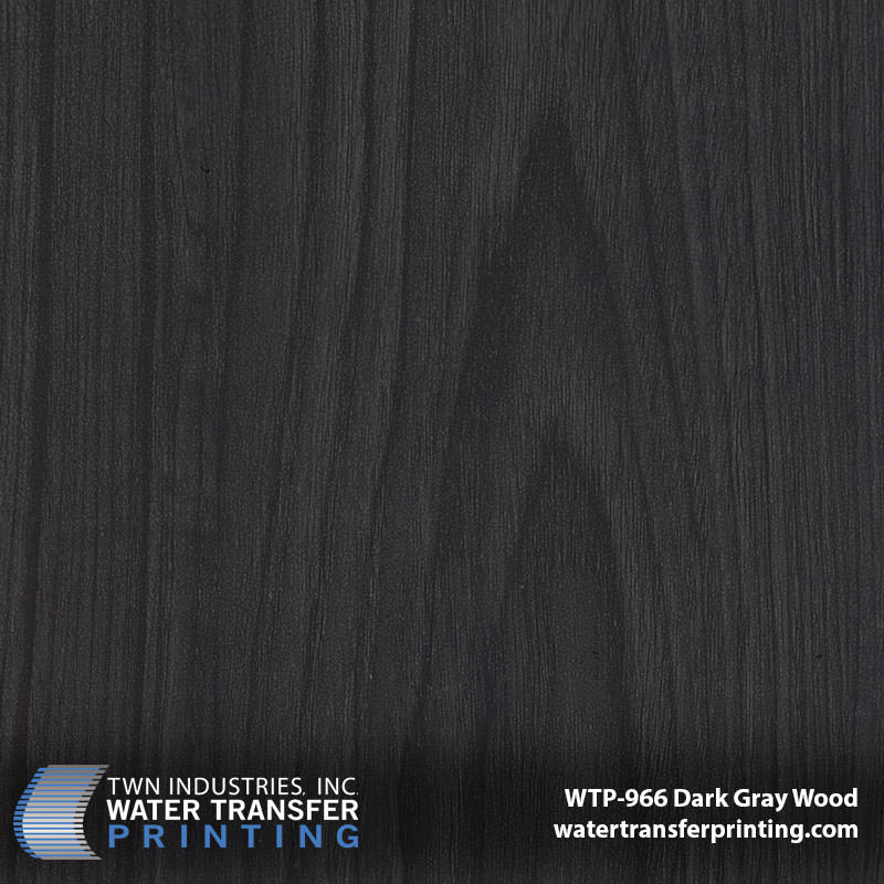 WTP-966 Dark Gray Wood hydrographic film