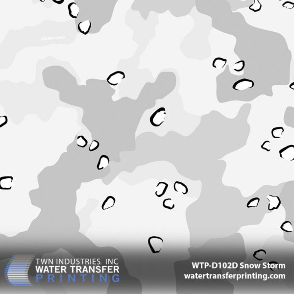 WTP-D102D Snow Storm hydrographic film