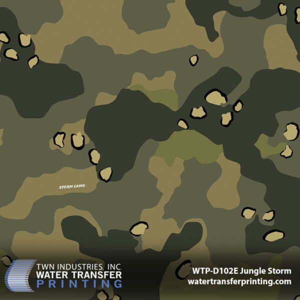 WTP-D102E Jungle Storm hydrographic film