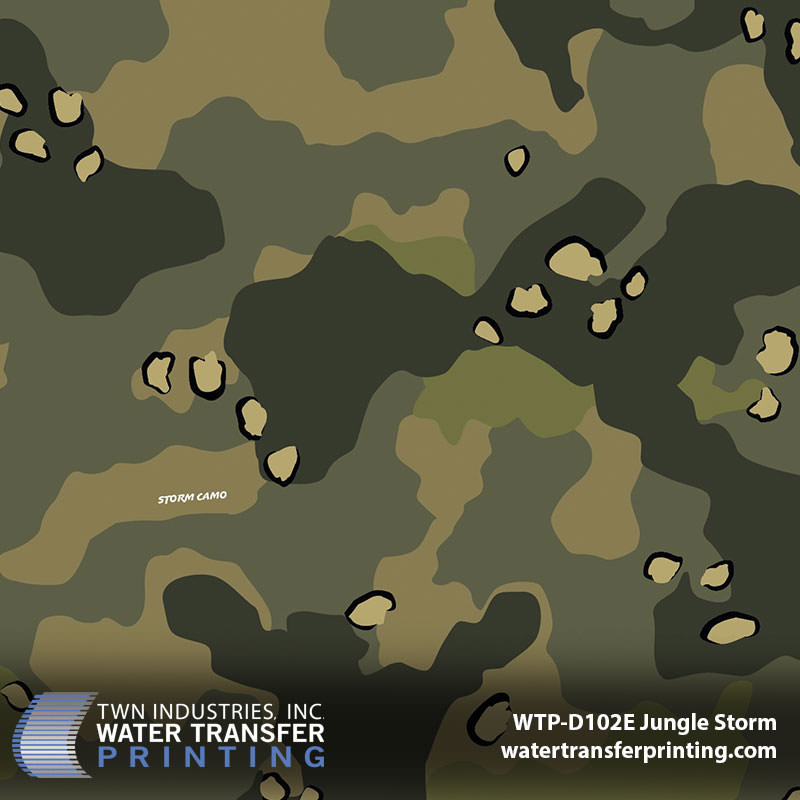 WTP-D102E Jungle Storm hydrographic film
