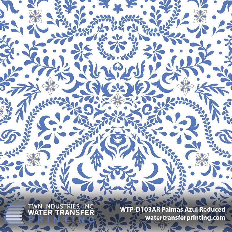 WTP-D103AR Palmas Azul Reduced hydrographic film