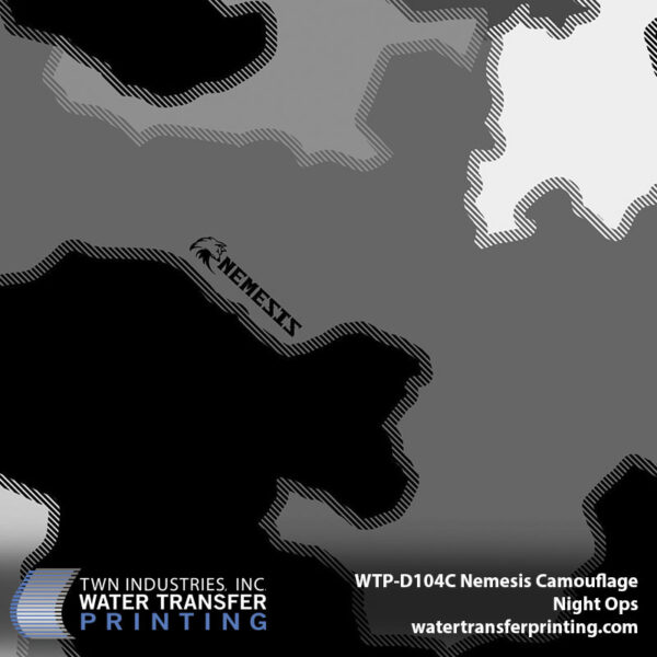 WTP-D104C Nemesis Camo Night Ops hydrographic film