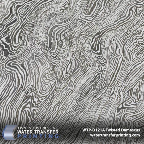 WTP-D121A Twisted Damascus hydrographic film