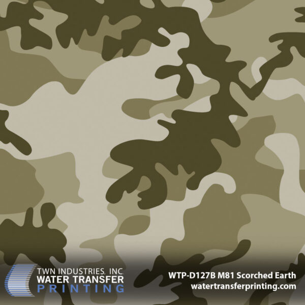WTP-D127B M81 Scorched Earth hydrographic film